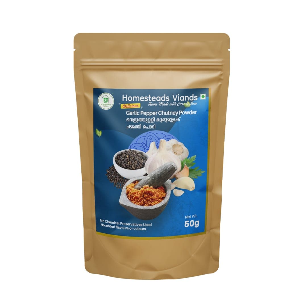 Garlic-Pepper Chutney Powder